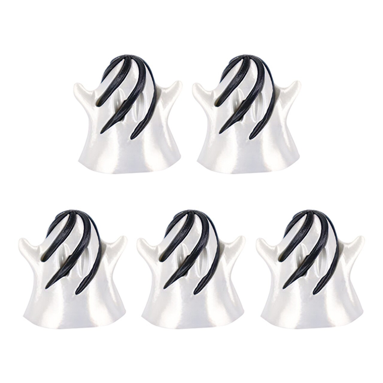 3/5Pcs Halloween Spiral Cone Fidget Toy 3D Printed Spiral Cone Ghost Figurine Decompression Toy For Home Office Desk